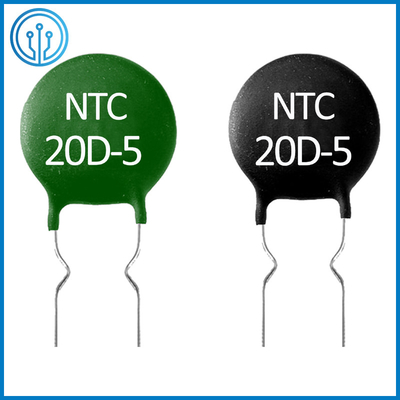 Hệ số nhiệt độ âm NTC Nhiệt điện trở 20D-5 20 Ohm 20% 5mm 0,6A THT Bán kính