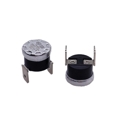Tái thiết lập tự động KSD301 Bakelite Khởi động nhiệt TM22 Thermostat nhôm bimetal đóng bình thường 10A 250V 120C